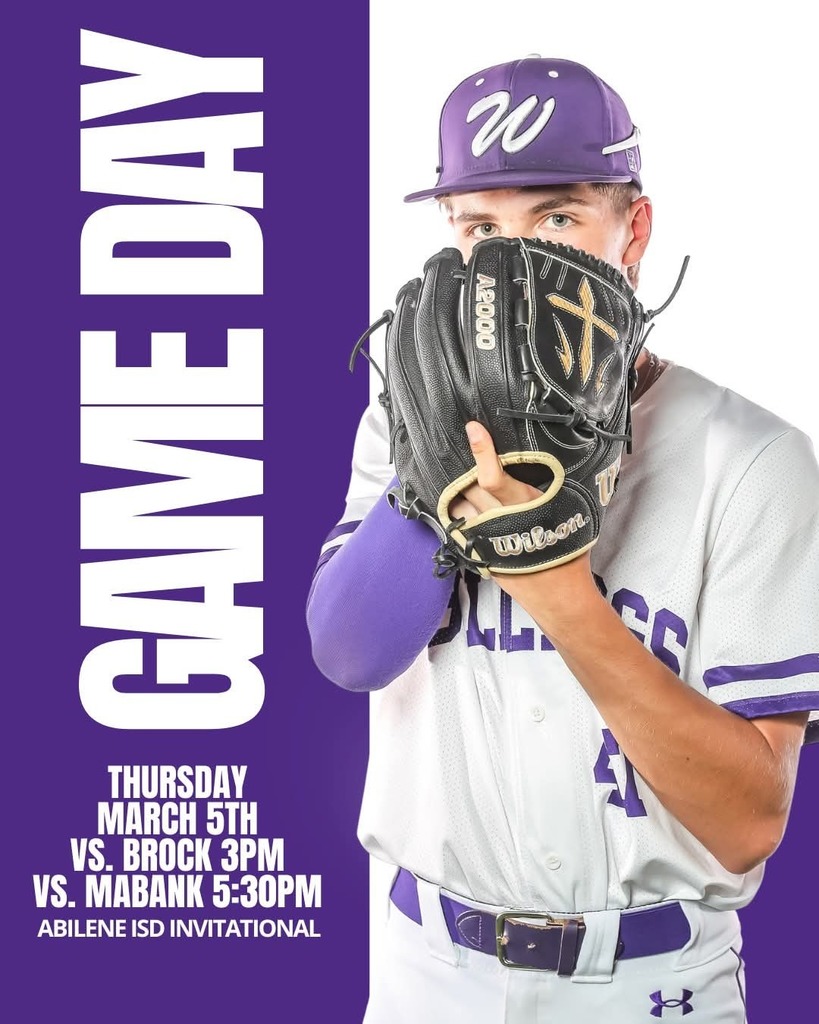 Bulldog Baseball hits the field for the Abilene ISD Invitational today at home! Come out and cheer them on!

Post Credit: Avery Bender
#wearewylie