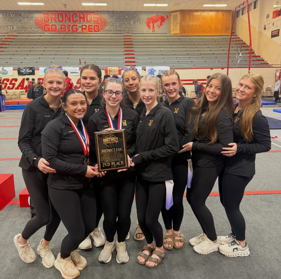 Congratulations to the Wylie Gymnastics team for winning second place at the West Texas District Championships in Odessa! The combined score of 218.0 is a program record combined total, besting their previous record by three points!  Next stop is Regionals!