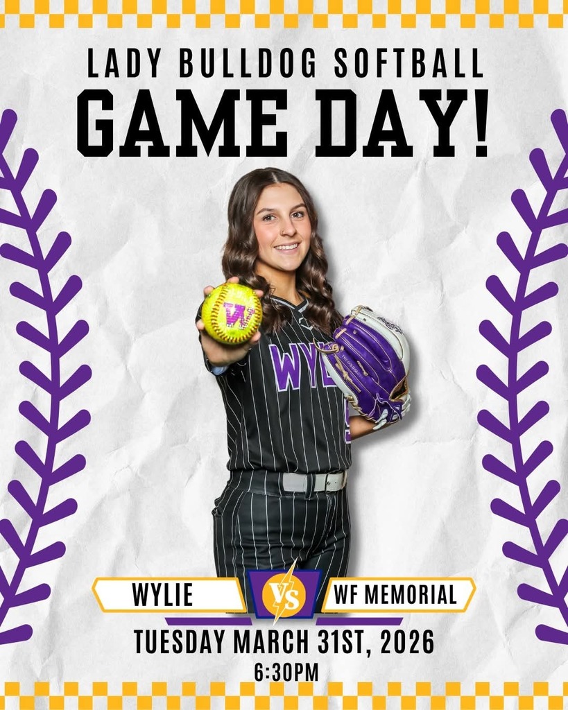 Lady Bulldog Softball hits the field at HOME tonight at 6:30! Come out and be loud!
Post Credit: Ady Williams
#wearewylie