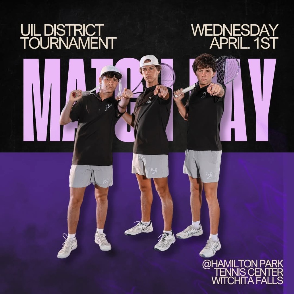 Get up Wylie Nation, it's District!! Good luck to our tennis team this week!
Post Credit: Jordyn Perry
#wearewylie