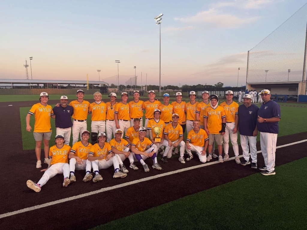 District Champs!
Wylie baseball secures the district title and the #1 seed in the Class 5A DII playoffs after their win versus Wichita Falls Legacy on Friday night!