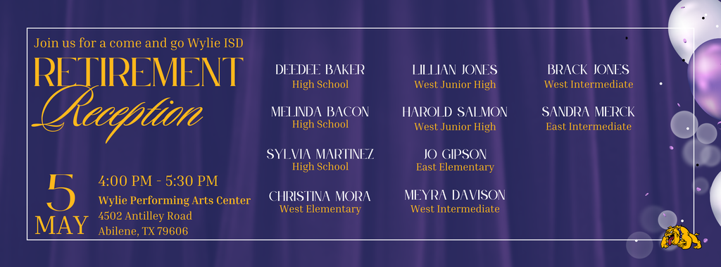 Retirement Reception May 5