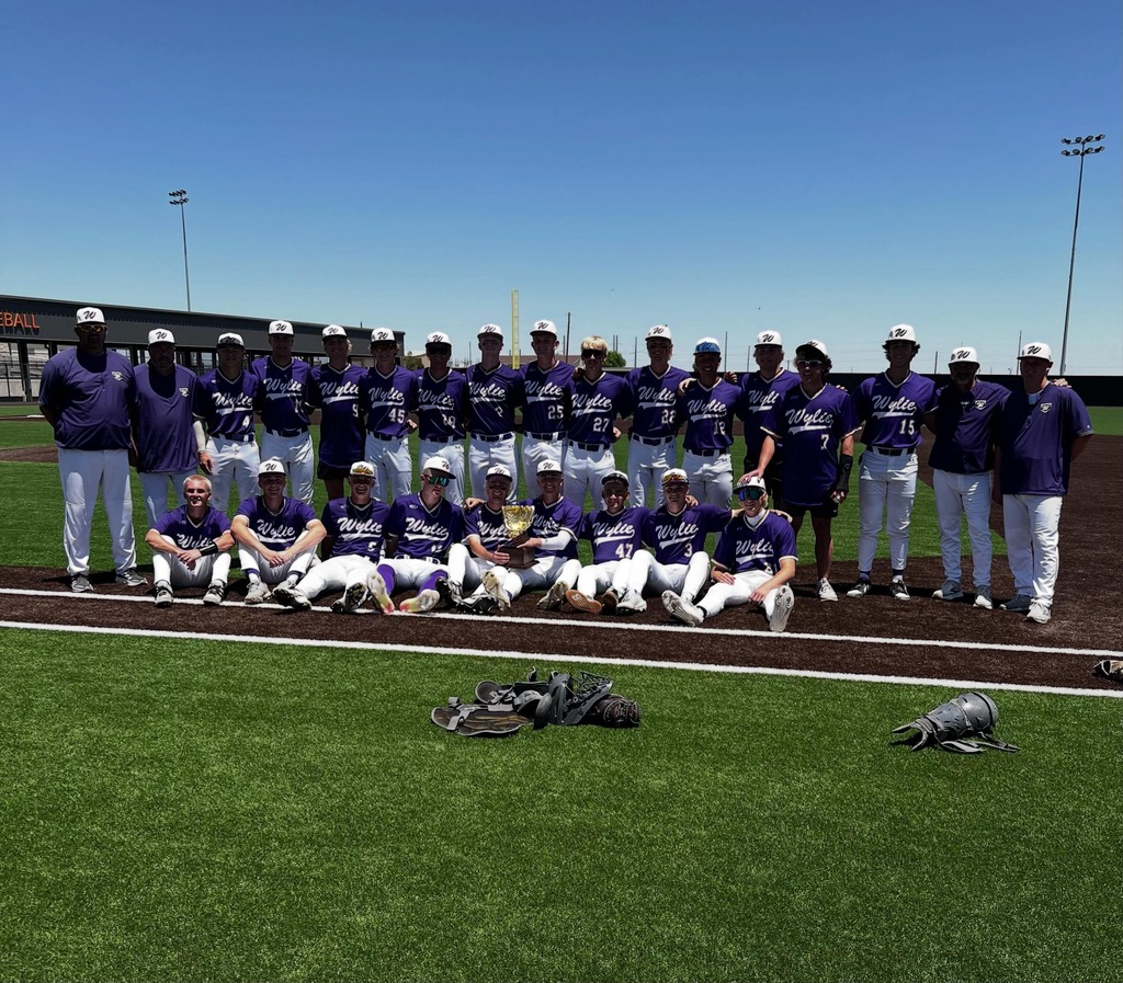 LADIES AND GENTLEMEN, YOUR AREA CHAMPIONS!
Wylie baseball sweeps El Paso Burges 10-0 and 24-0 to win the series! Regional semis next up!