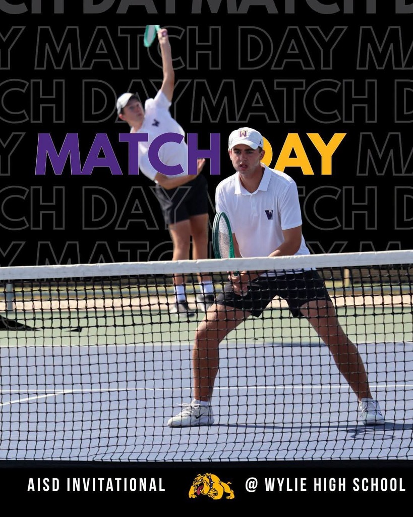 Come catch your Bulldog Tennis team at HOME today in the AISD Invitational!
Post Credit: Kaden Copeland
#wearewylie