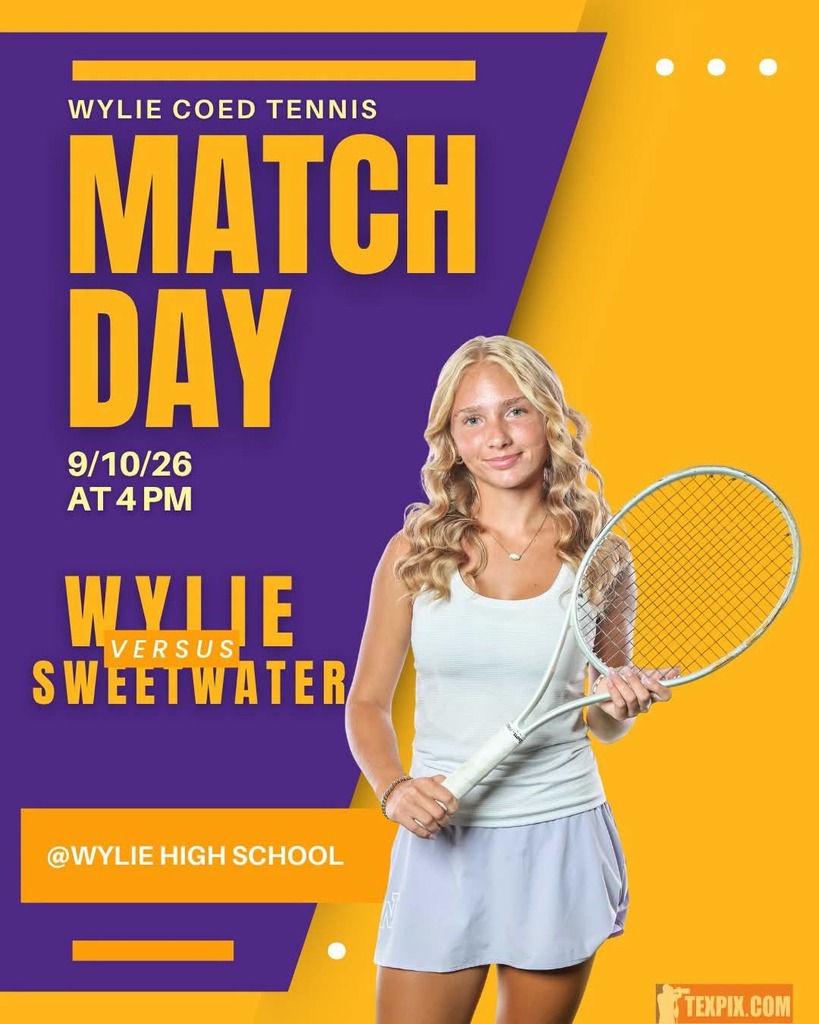 It's MATCH DAY at WHS! Good luck to our Wylie Tennis Team as they take on Sweetwater! God Bulldogs!
Post Credit: Brooklyn Barry
#wearewylie