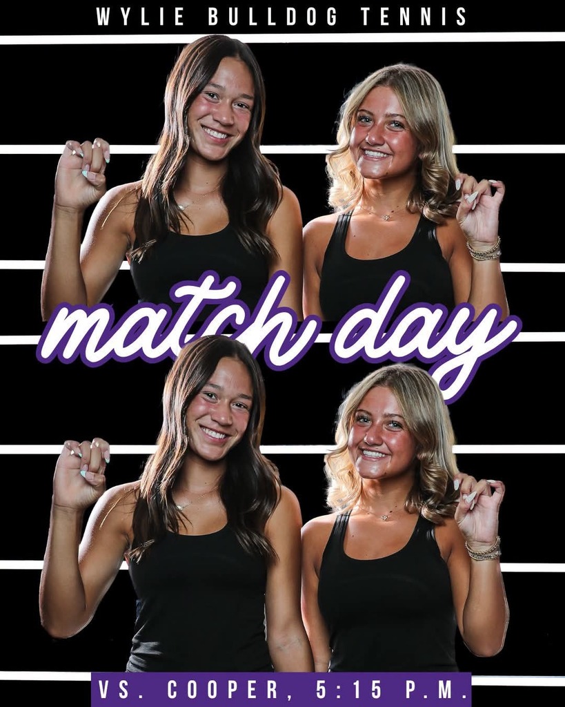 Bulldog Tennis hits the court at HOME today against Cooper! Come out and cheer them on at 5:15!
Post Credit: Ryder Schlentz
#wearewylie