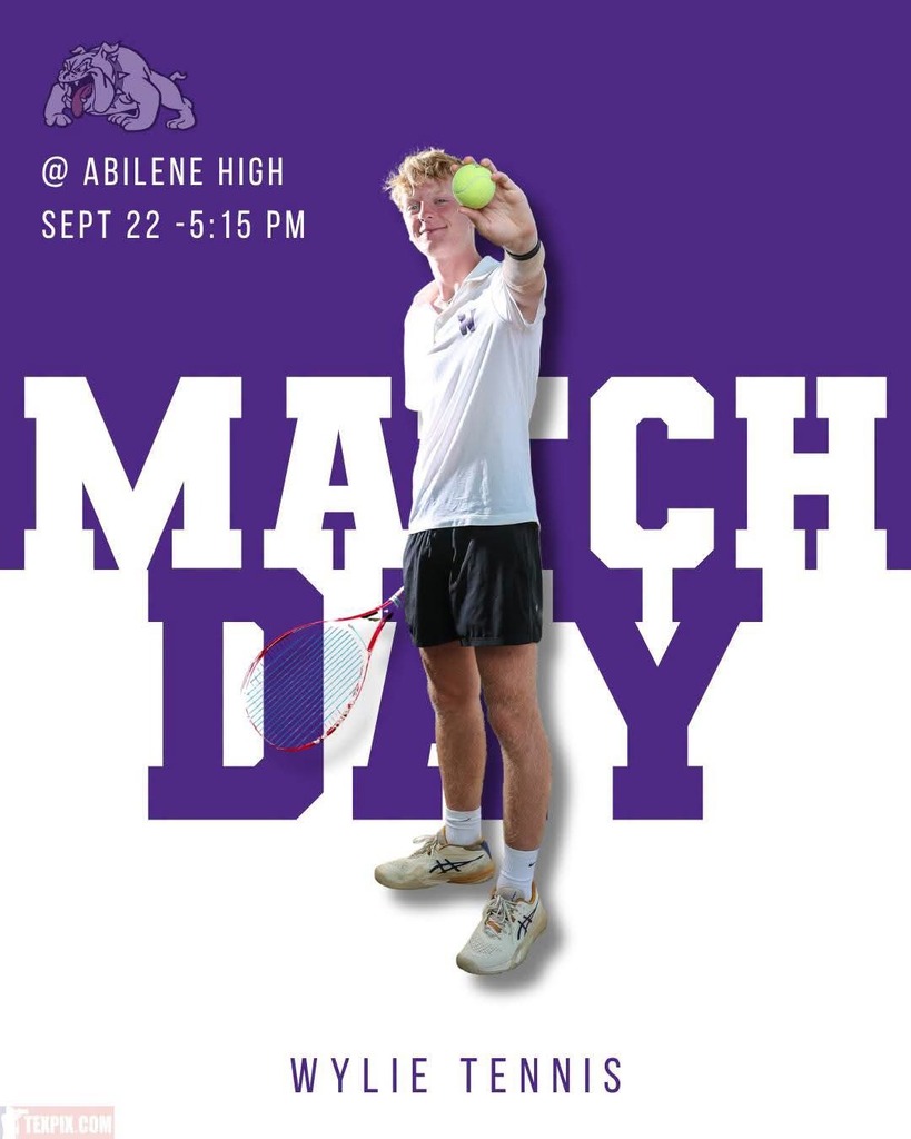 Wylie Tennis is wrapping up district play today against Abilene High!  Go Bulldogs!
Post Credit: Riley Calvo
#wearewylie