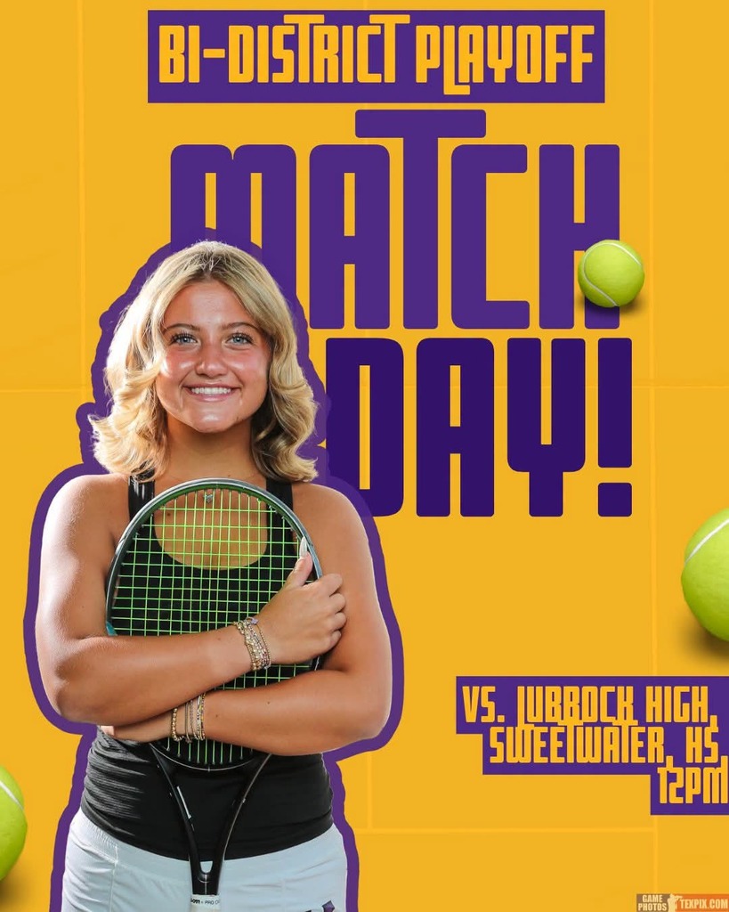 GET UP, IT'S MATCH DAY! Bulldog Tennis begins the 2026 playoffs today in Sweetwater vs. Lubbock High. Good luck!

Post Credit: Hailey Parnell
#wearewylie