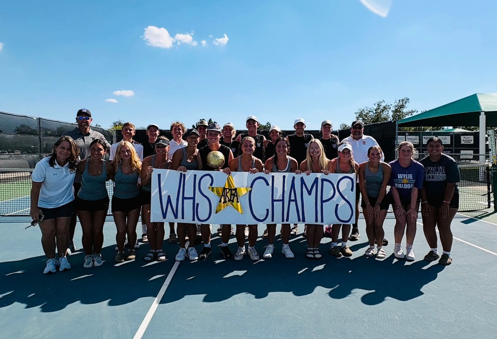It’s a winner!!!!!! 14-0
Wylie vs. El Paso Chapin
Area Champs!!🎾🎾🎾🏆🏆🏆