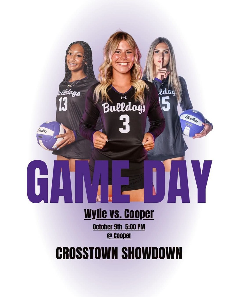 Wylie Nation!!! It's a Crosstown Showdown for your Lady Bulldogs! Let's go, Wylie!
Post Credit: Leighton Gibbs
#wearewylie