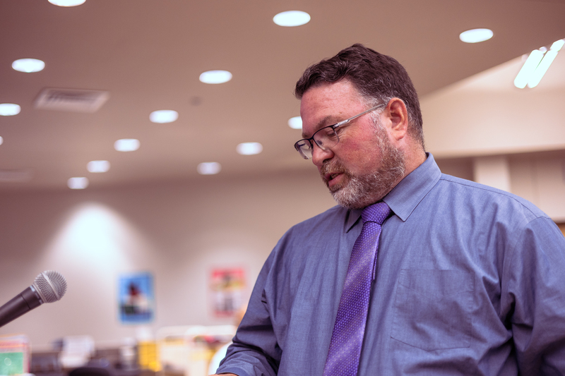 (Aaron Amonett, West Junior High Principal)