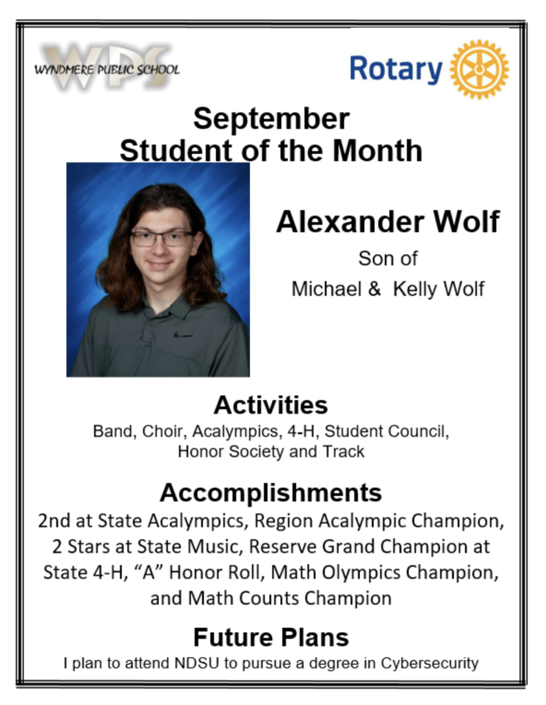Sept. SOTM
