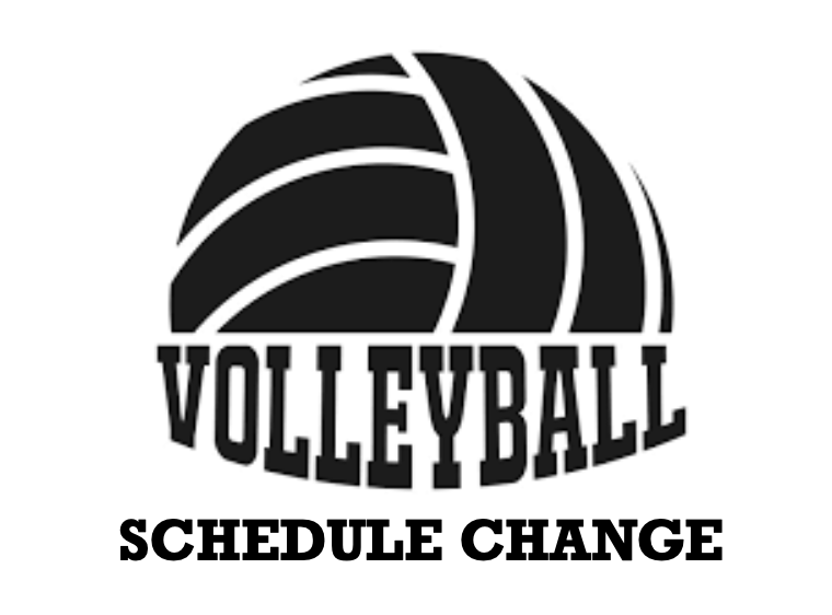 Volleyball Schedule Change