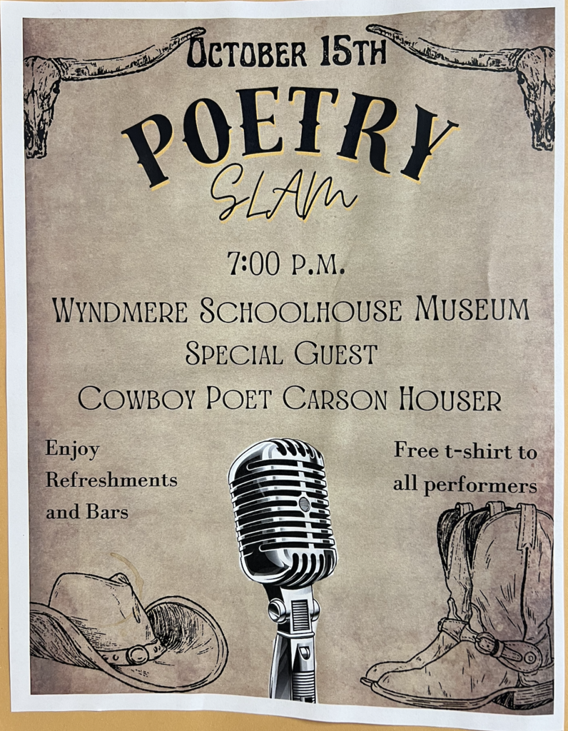 Poetry Slam Opportunity Poster