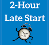 2 hour late start