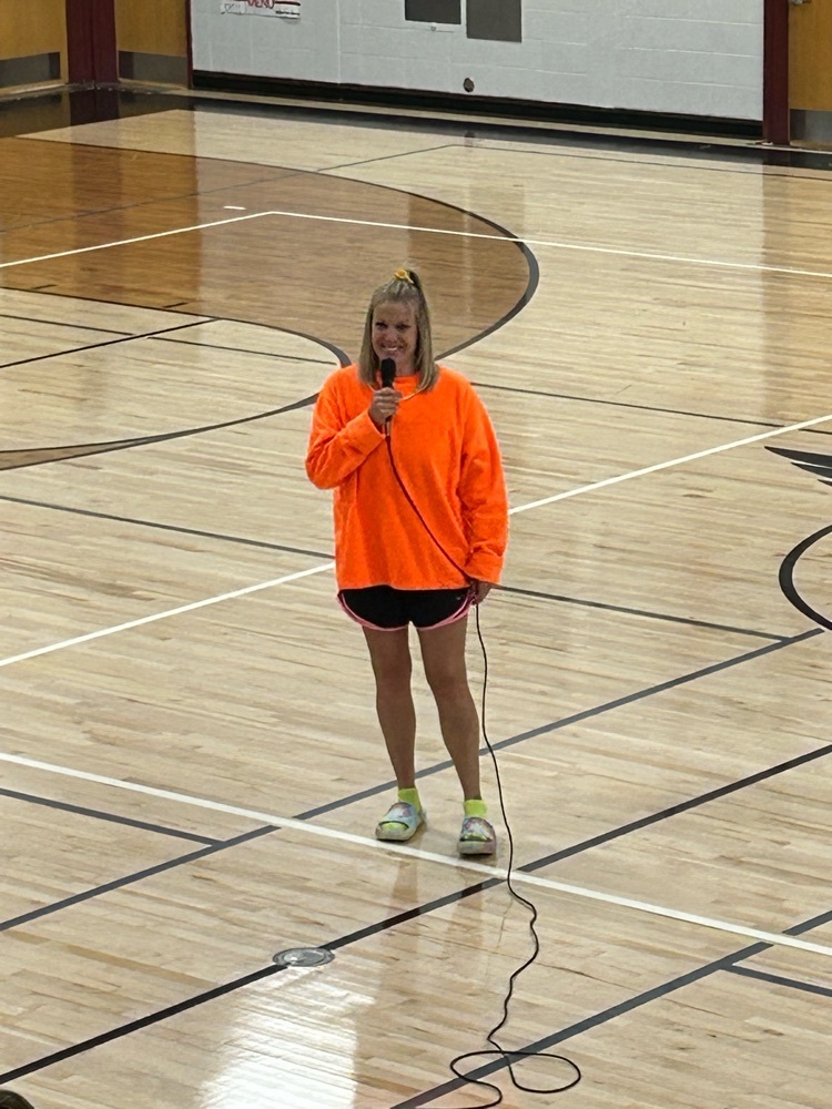 Mrs. Hosford Leading the Event