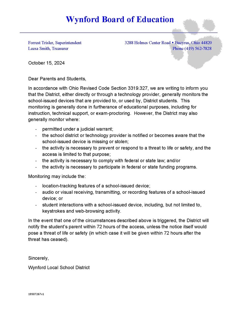 SB 29 Notice
