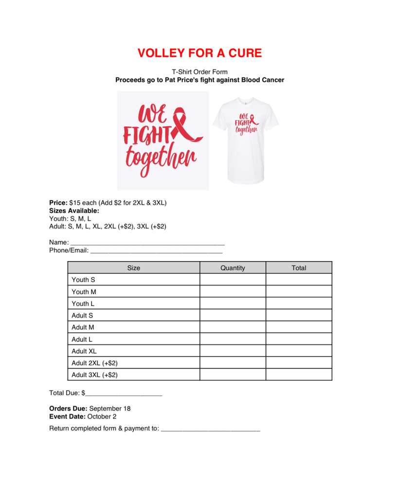 Volley for a Cure