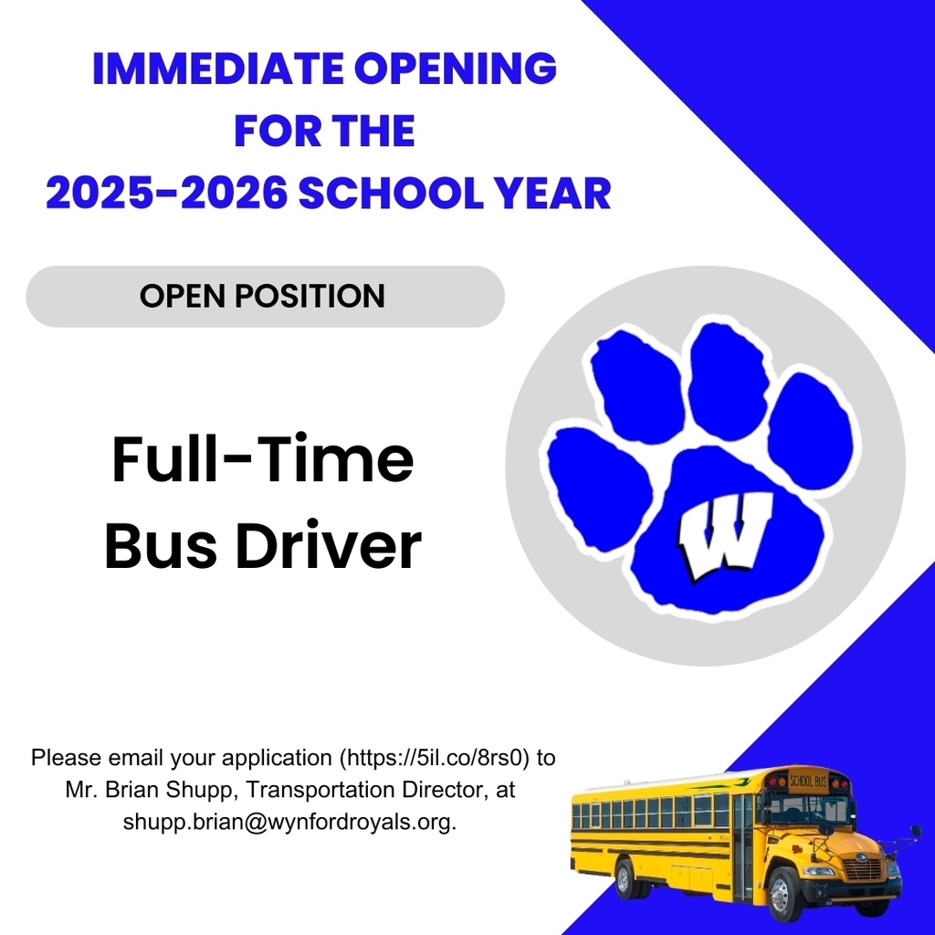Opening - Full-Time Bus Driver