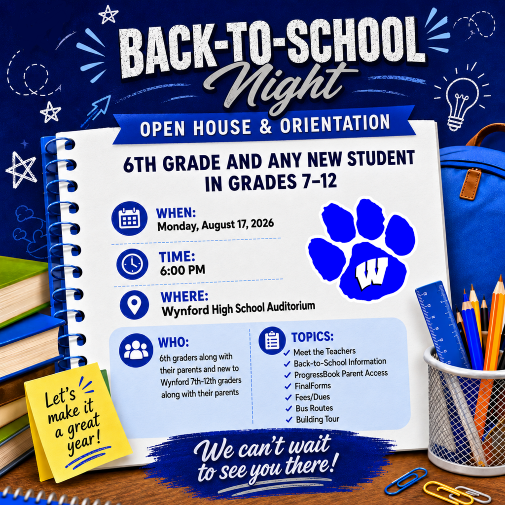 6th Grade Open House