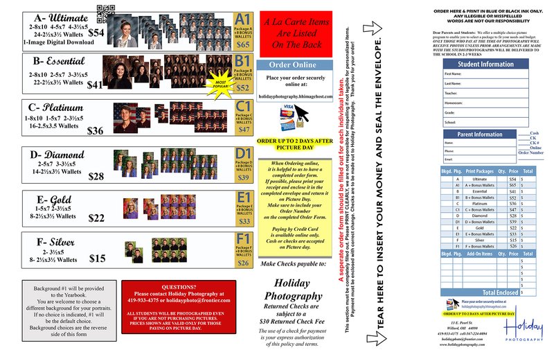 MS HS Order Form Inside