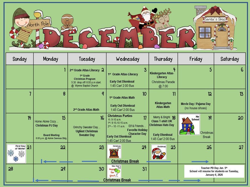 December Christmas Calendar
