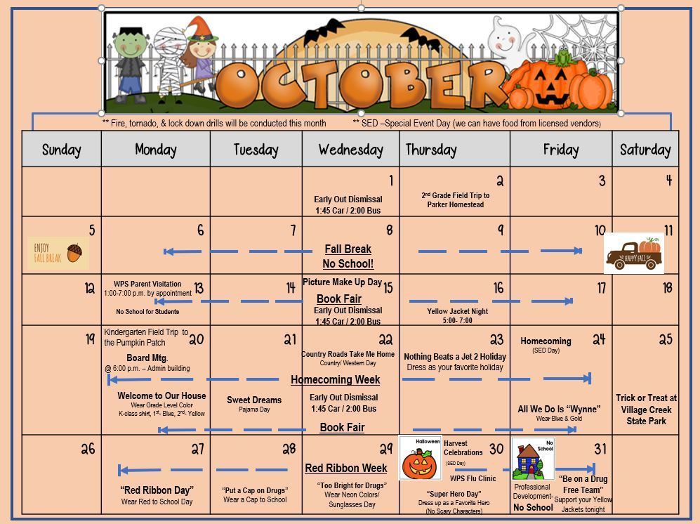 October 2025 Calendar