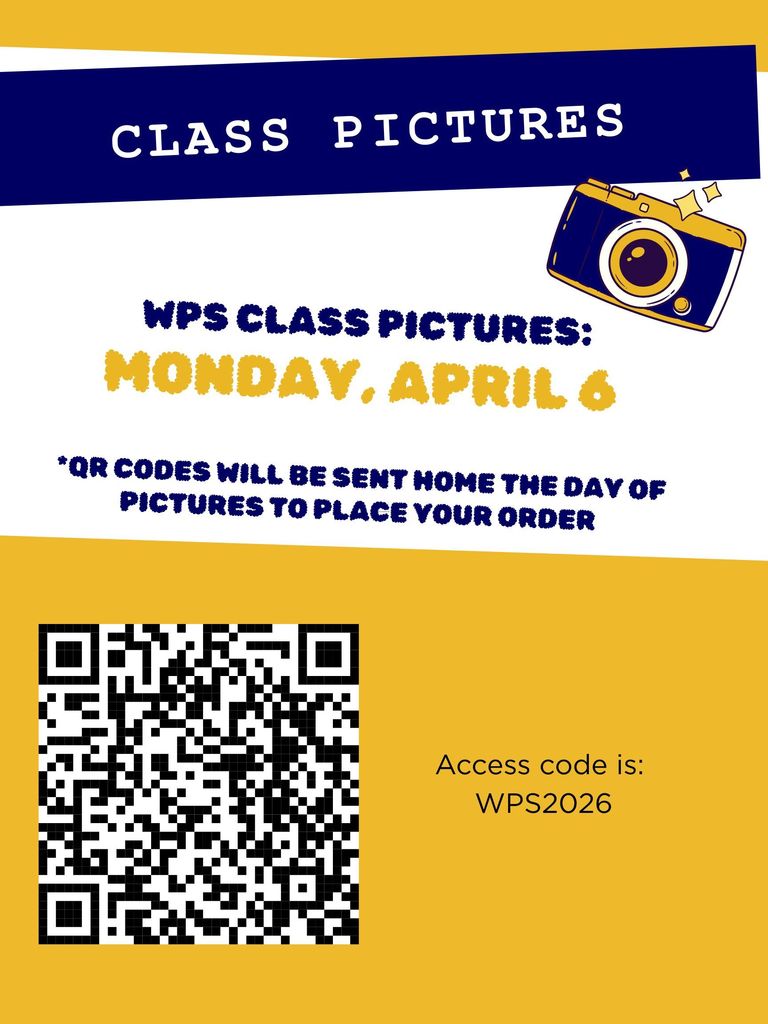 Class Pictures rescheduled