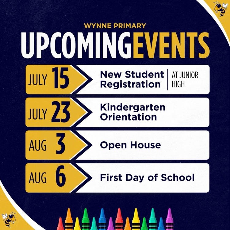 upcoming dates for Wynne Primary