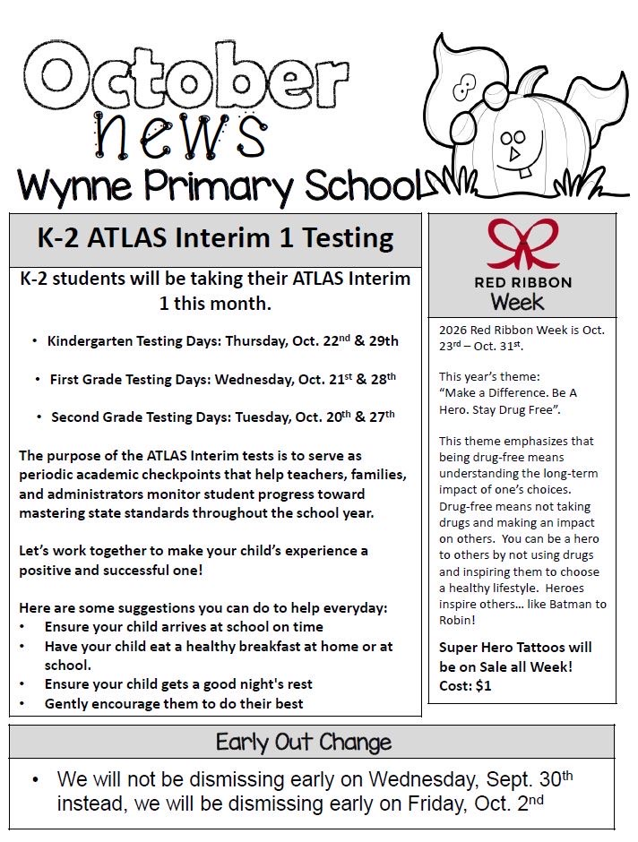 October Newsletter with how to help your student