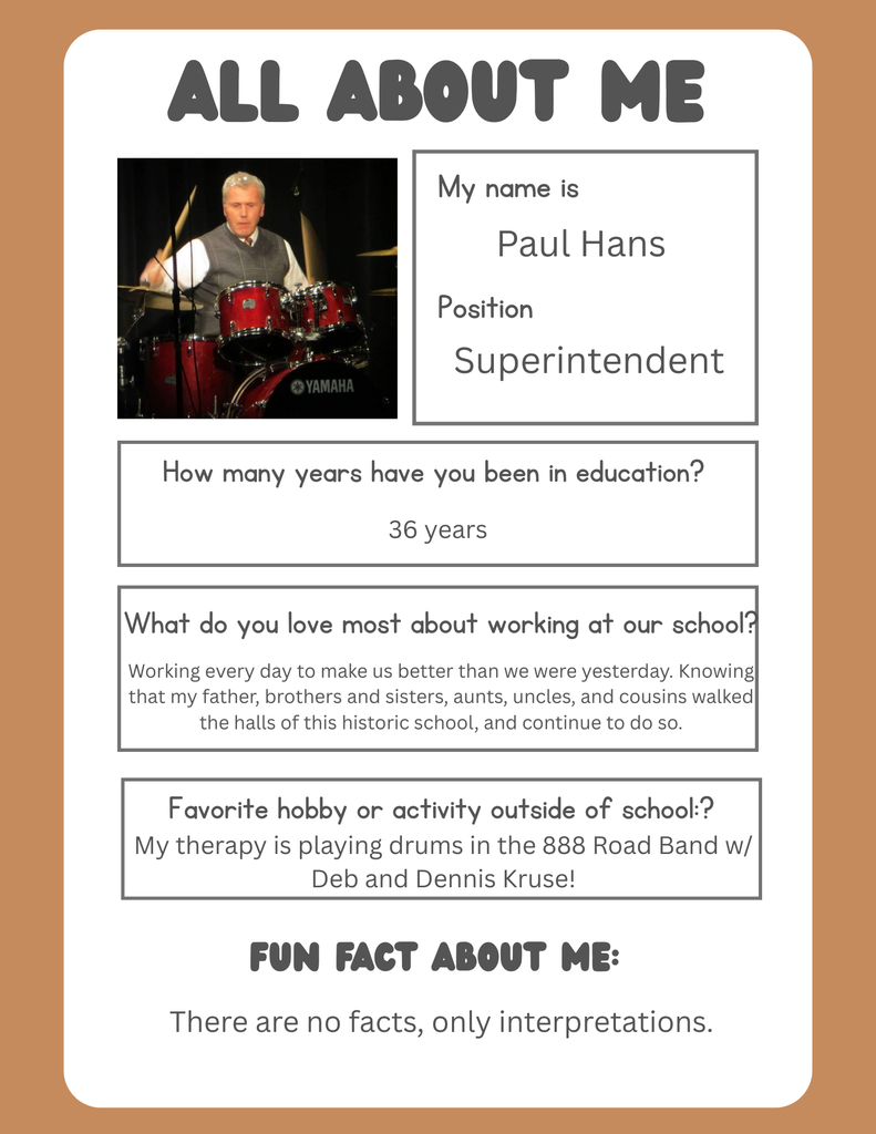 Time to shine the spotlight on Mr. Paul Hans! 