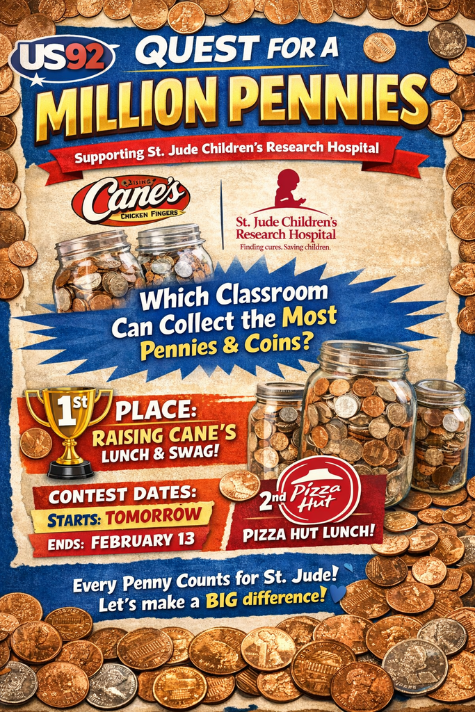 Quest for a Million Pennies fundraiser