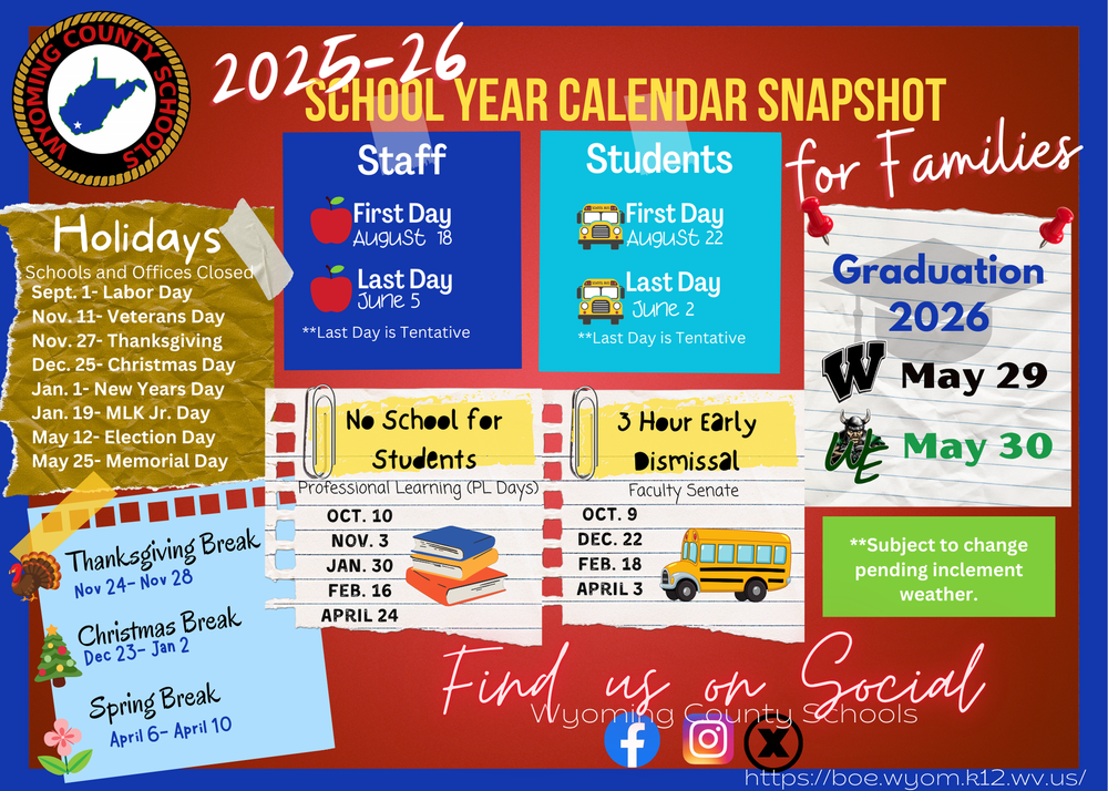 Calendar Snap Shot