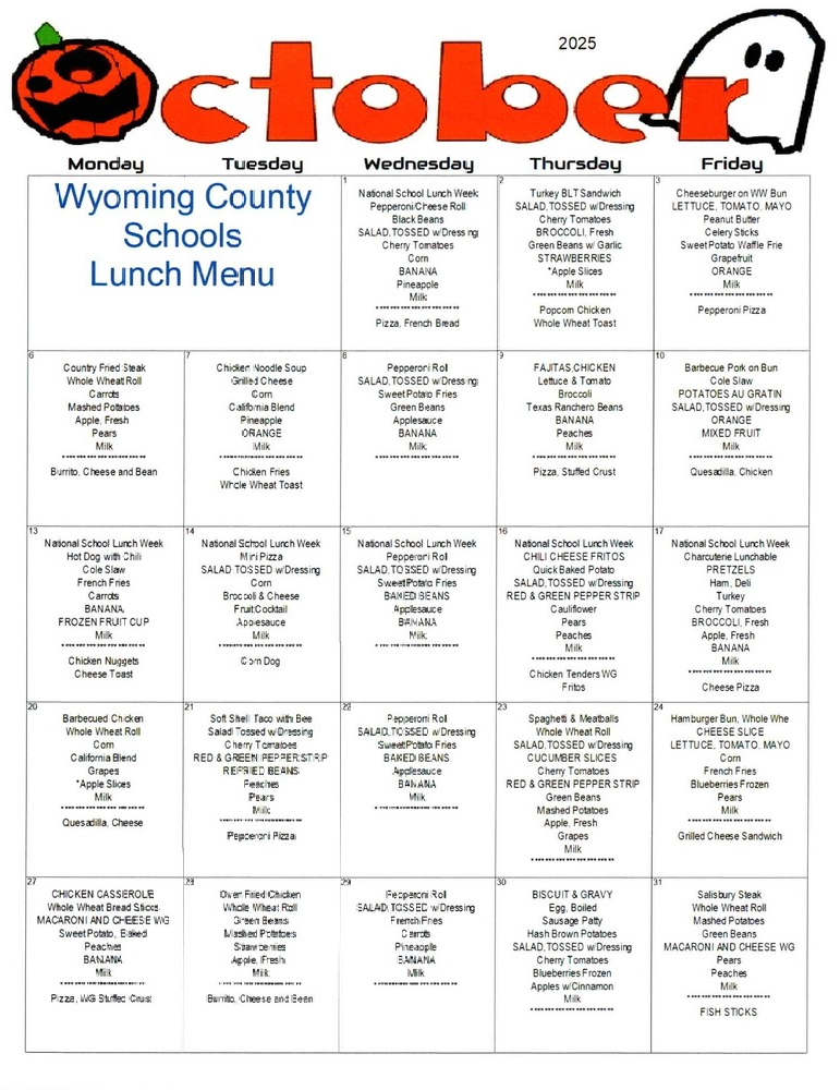October Lunch