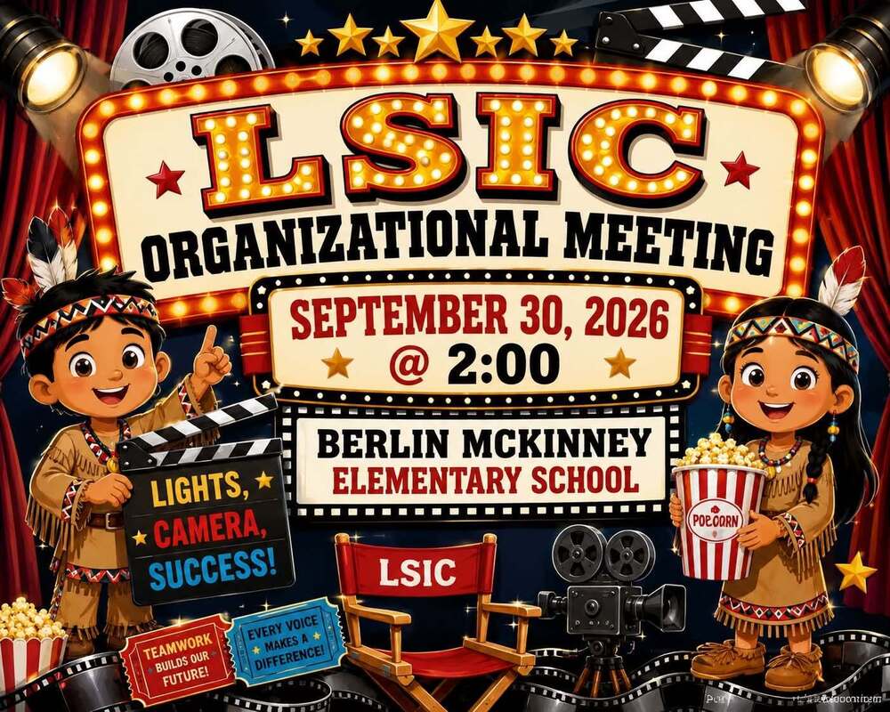 LSIC Organizational Meeting, September 30, 2026 @ 2:00