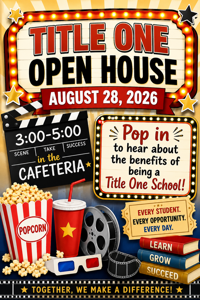 Title I Open House, August 28, 2026