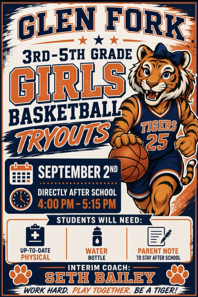 Girls Basketball Tryout Flyer
