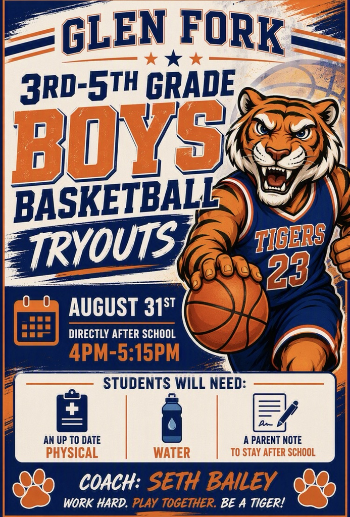 Boys Basketball Tryout Flyer