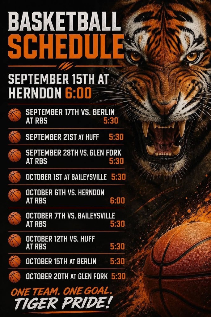 RBS 3-5 Basketball Schedule
