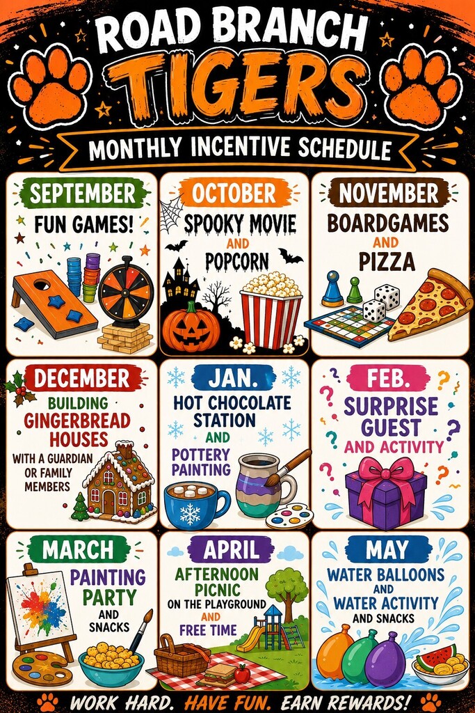 2026-2027 Monthly Attendance Incentive