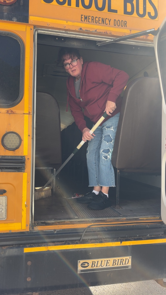 Bus driver’s cleaning
