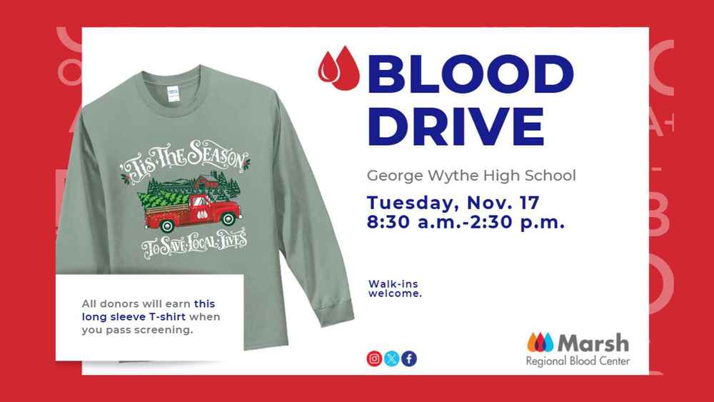 GWHS Blood Drive November 17 8:30-2:30