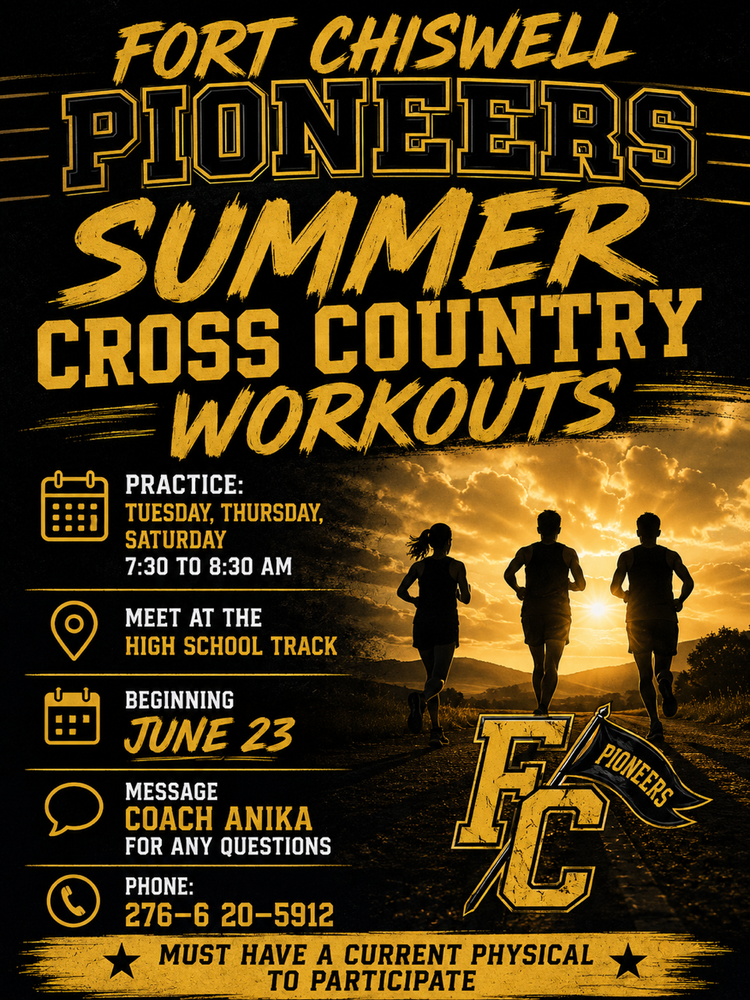 FC CC Summer Workouts start June 23 7:30-8:30
