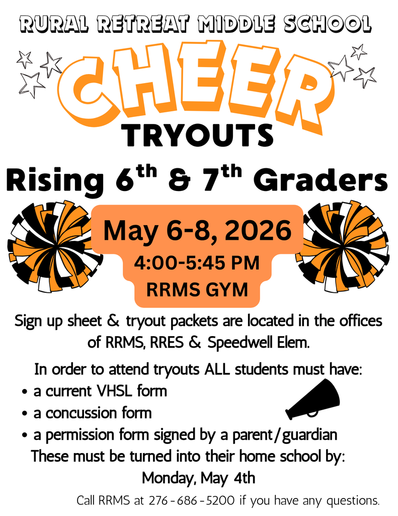 RRMS Cheer Tryout information 