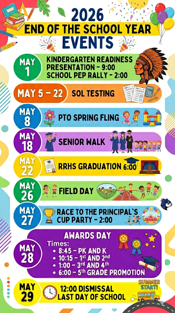 End of the  School Year Events
