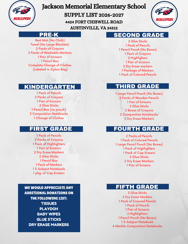 Supply List