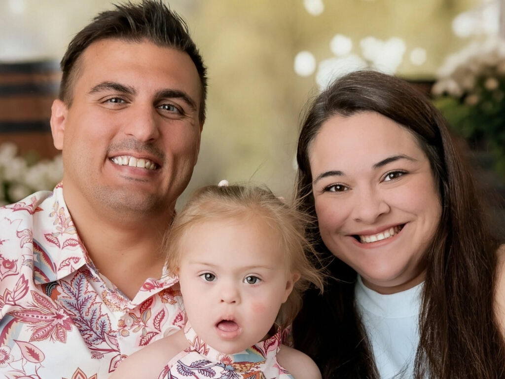 Photo of Mrs. McCowan and her family.