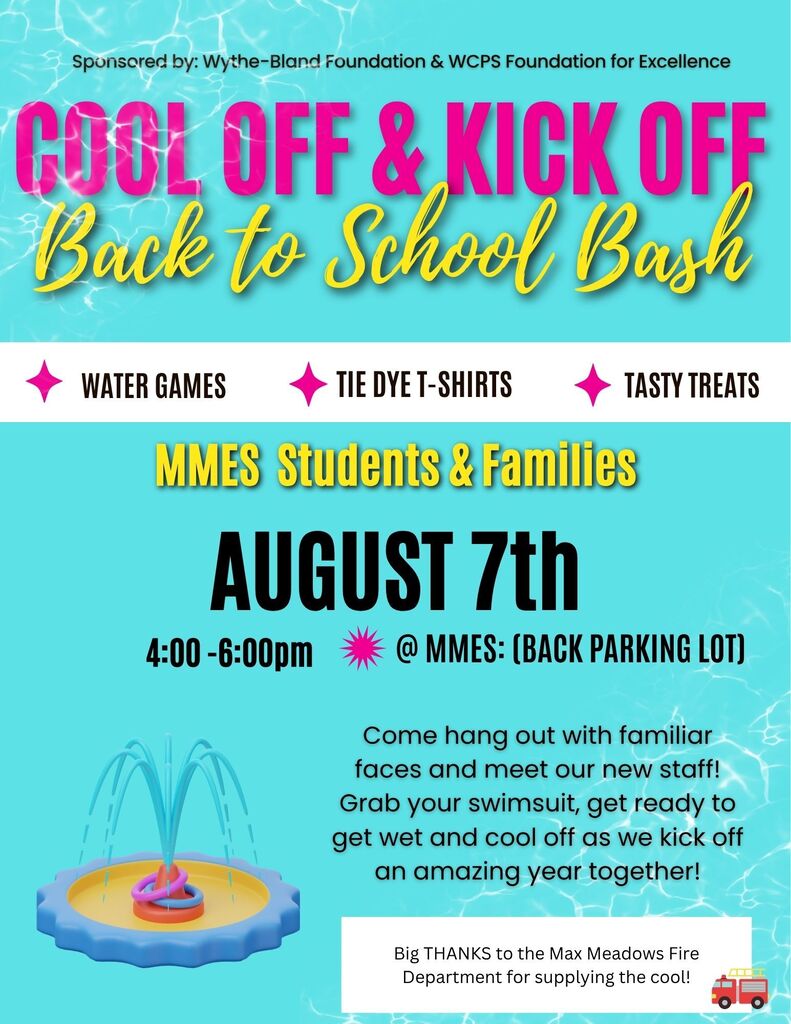 Updated location for the back to school bash