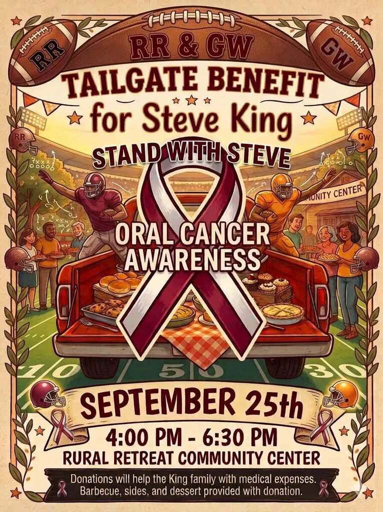 TAILGATE BENEFIT - for Steve King - Oral Cancer Awareness