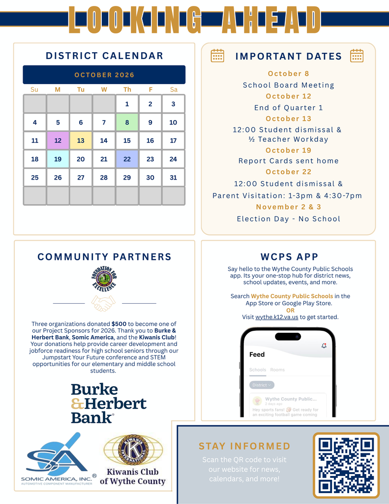 October 2026 Superintendent's Update